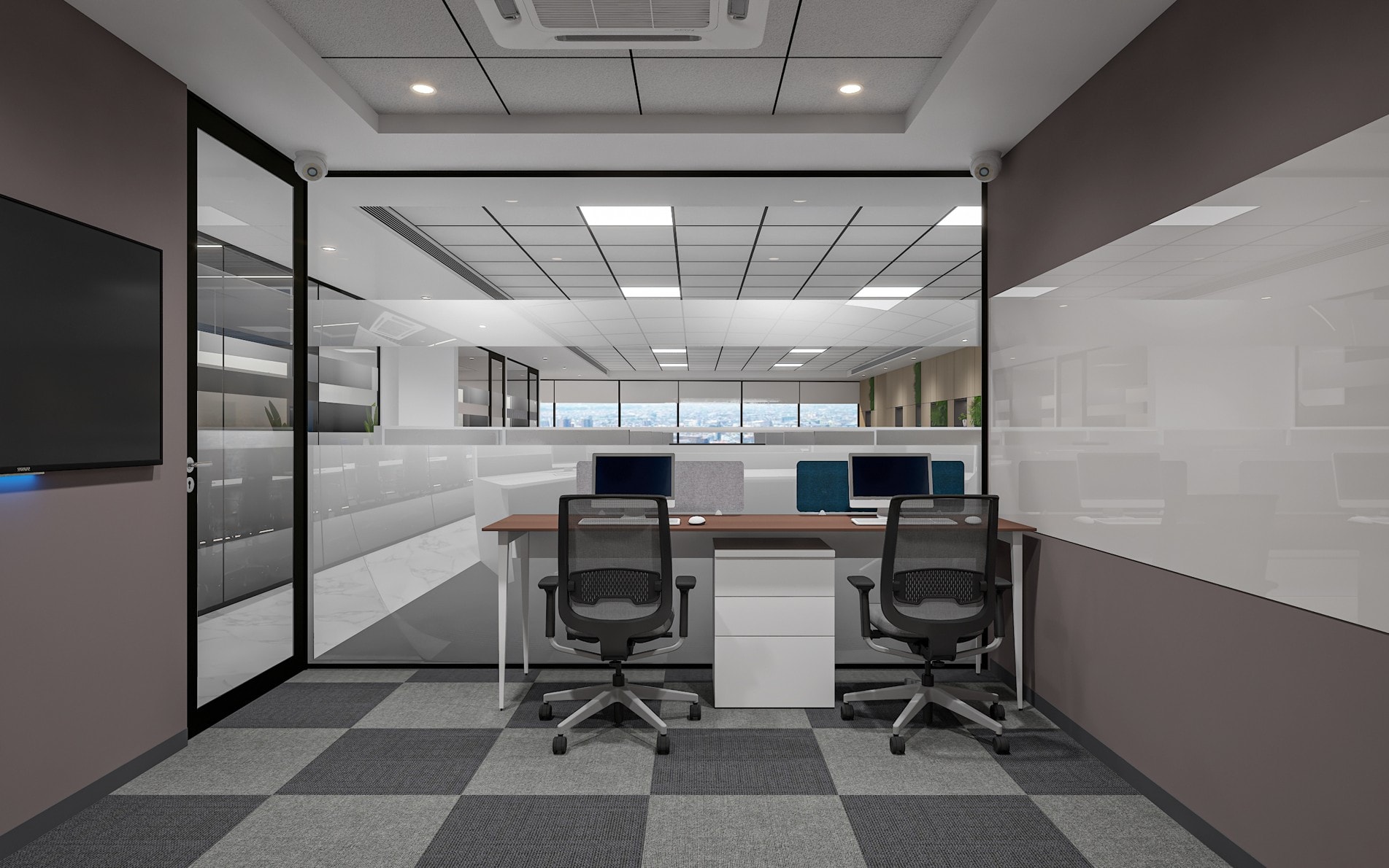 Axis Max, BKC, commercial interior view 4.