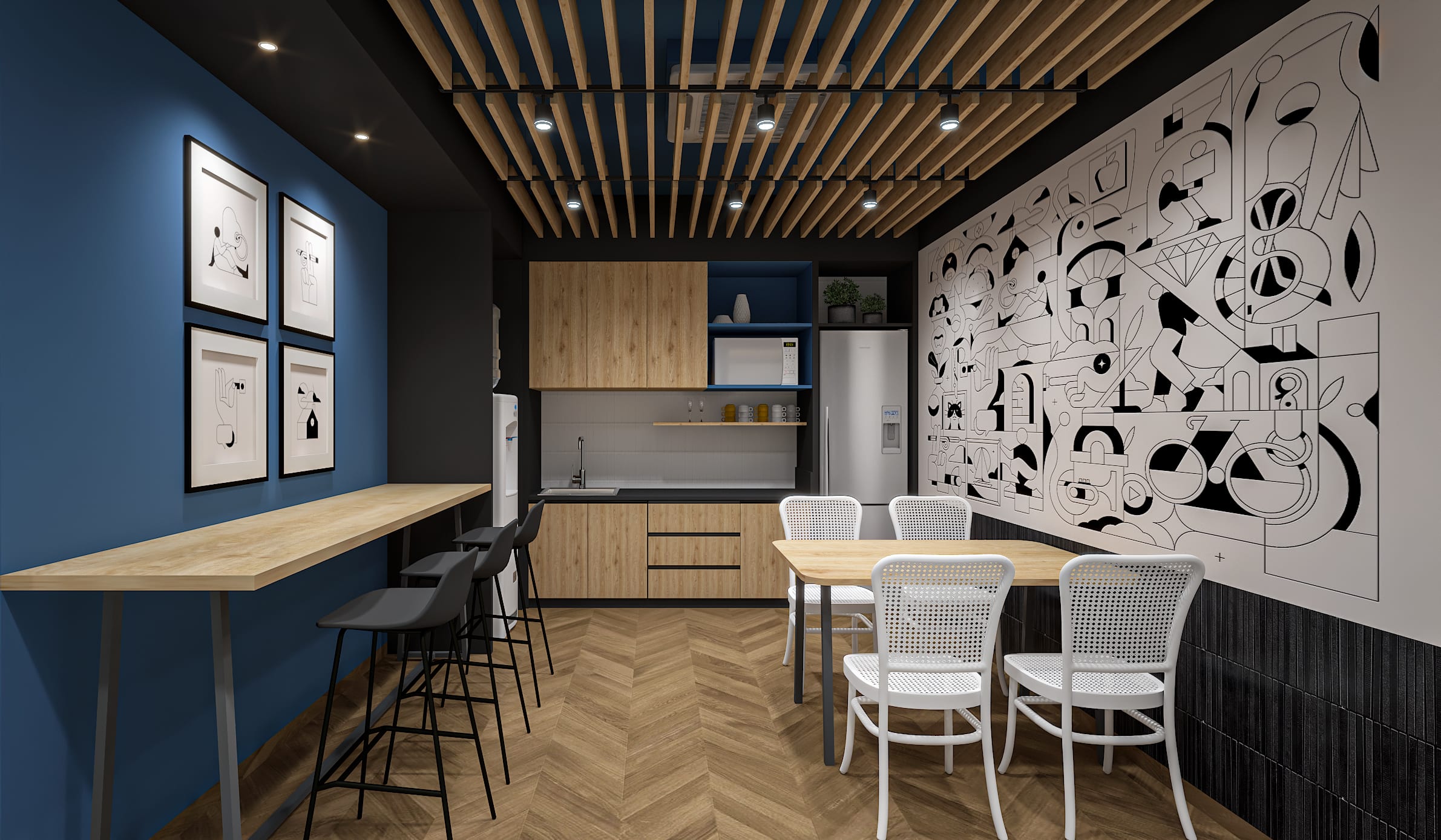 Bajaj Finserv, commercial interior view 2.