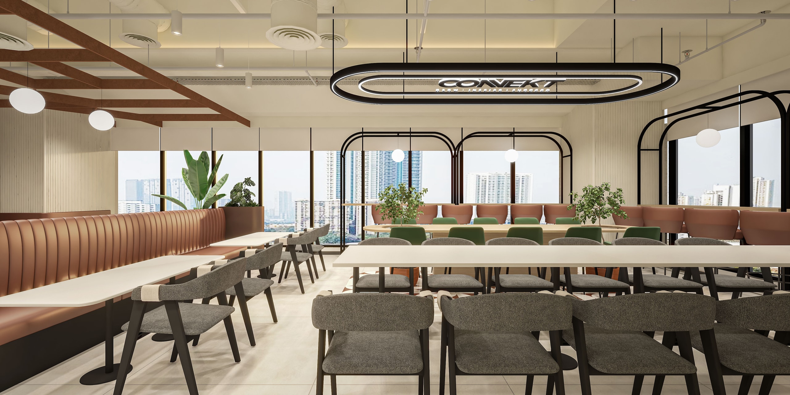 Connekt Coworks, commercial interior view 6.