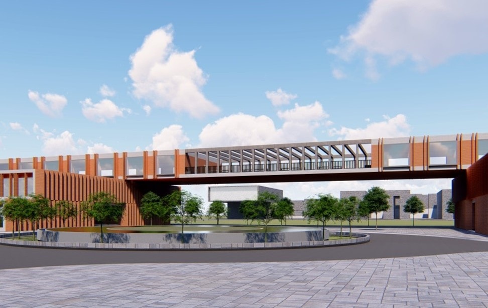 Deesa Science and Commerce College architecture project by Madane Design Workshop.