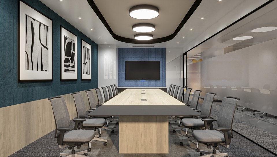 Emirates Shipping, MIDC Mumbai, commercial interior view 2.