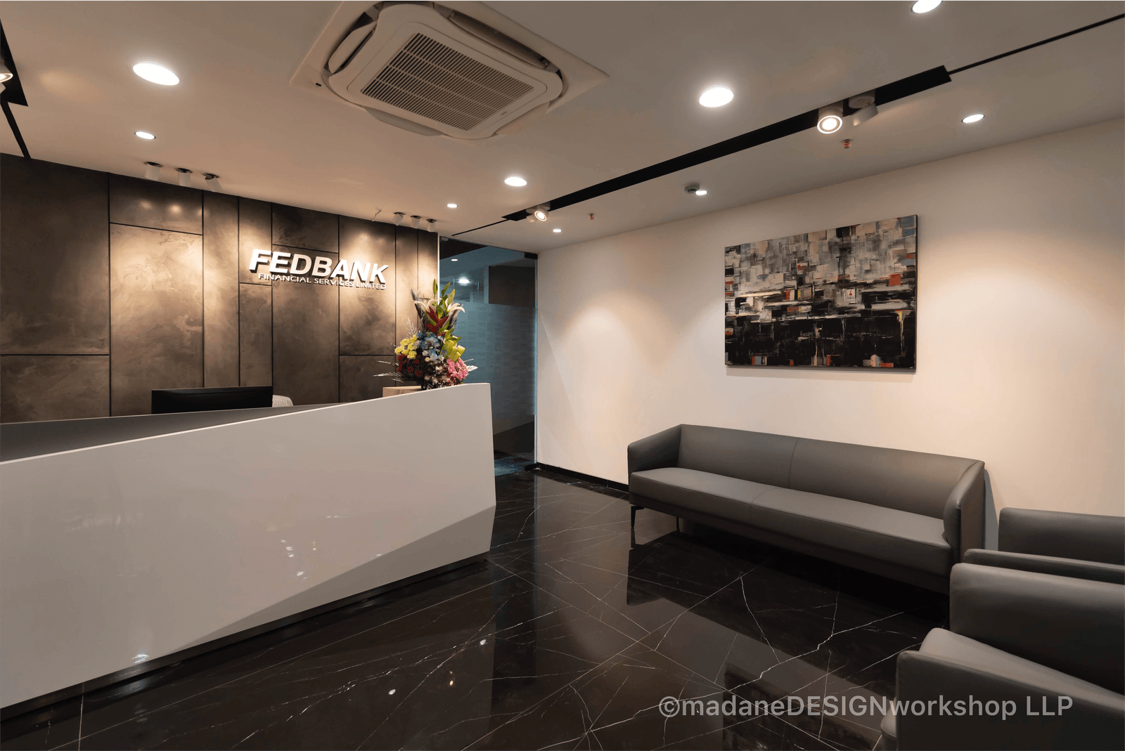 Fedbank Financial Services, commercial interior view 3.