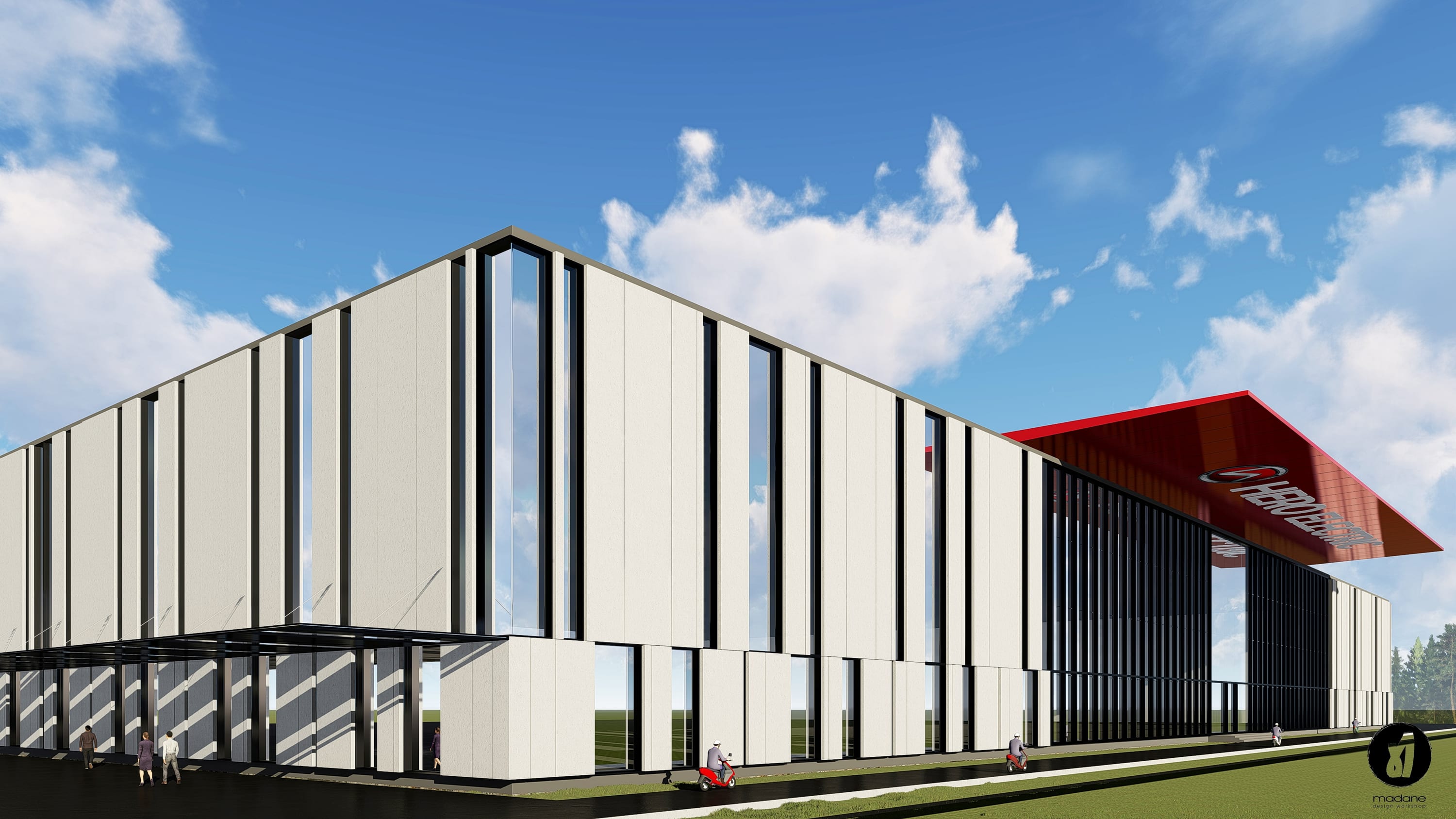 Hero Electric Manufacturing Facility, architecture view 2.