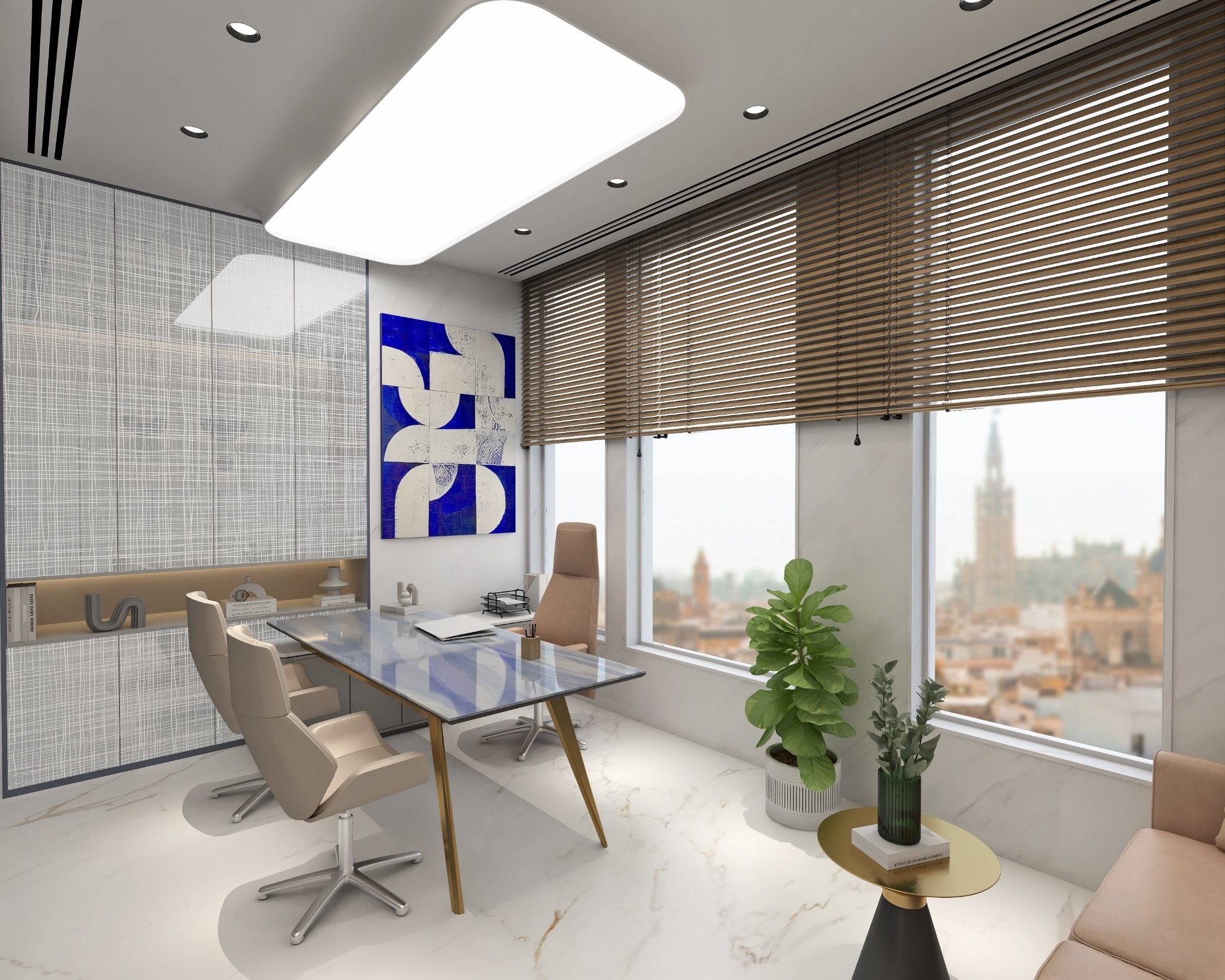 Inventa One, One Lodha Place, commercial interior view 4.