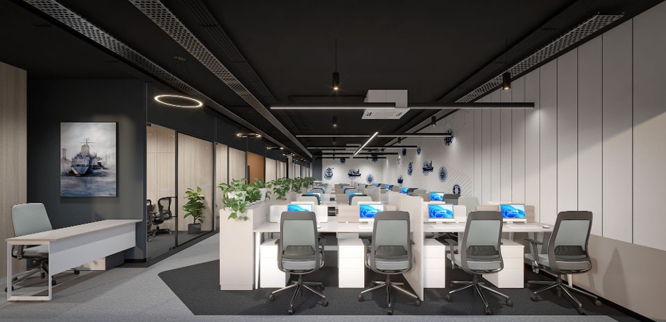 Kohinoor Square, Dadar, commercial interior view 2.