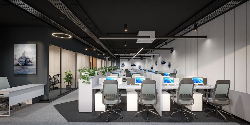 Kohinoor Square, Dadar, commercial interior view 3.