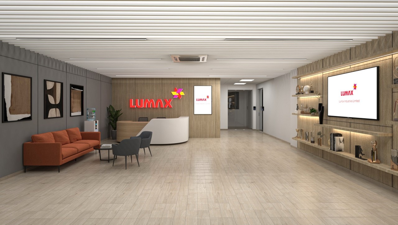Lumax, Manesar commercial interior by Madane Design Workshop.