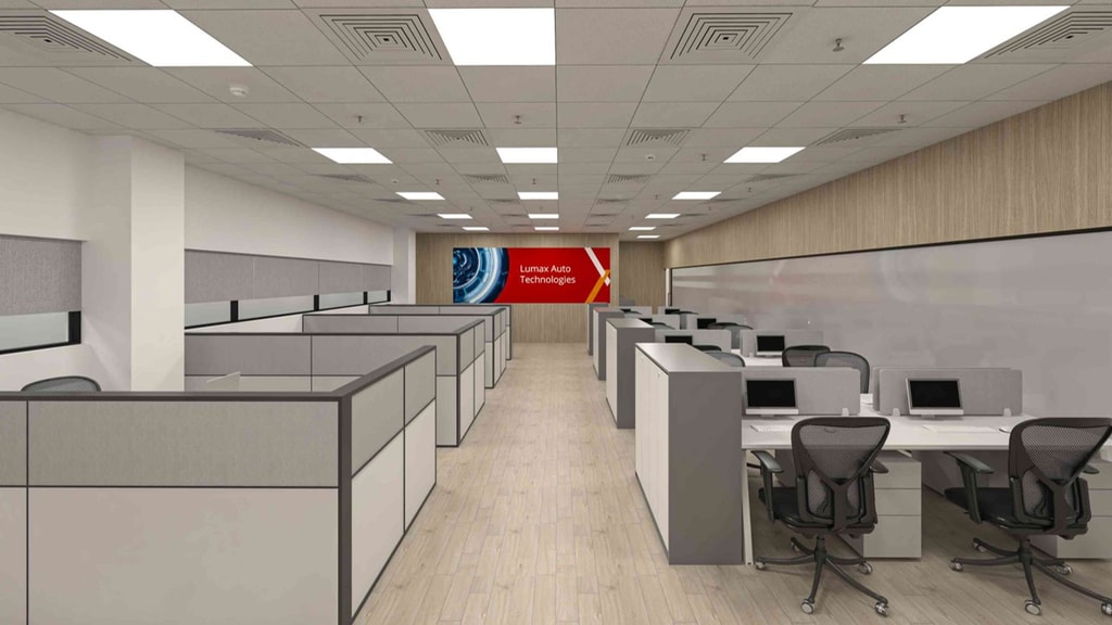 Lumax, Manesar, Commercial Interior · Madane Design Workshop