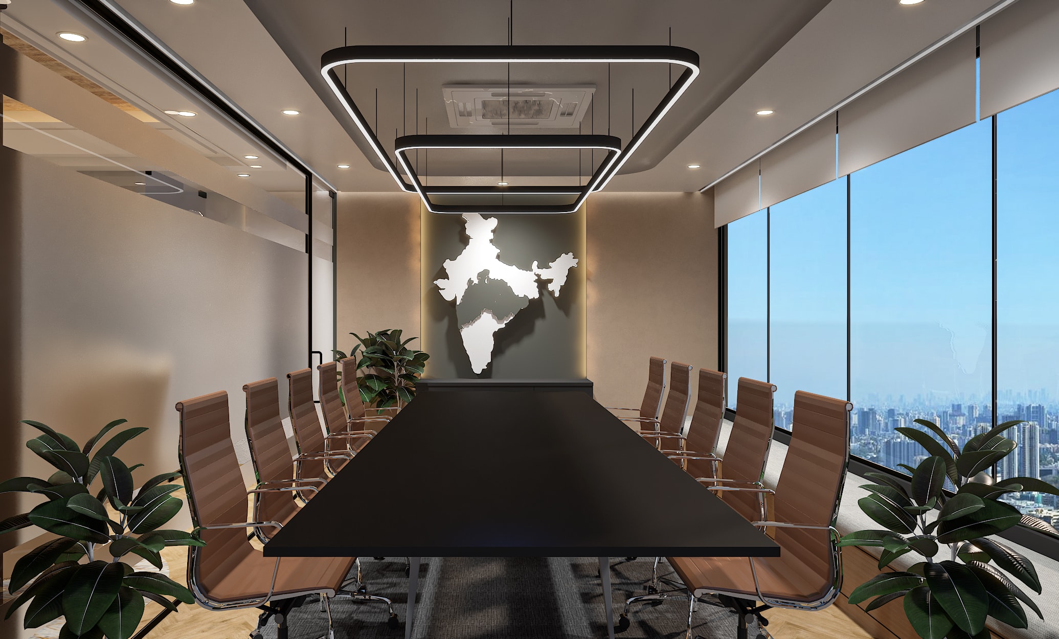 Navbharat, BKC, commercial interior view 1.