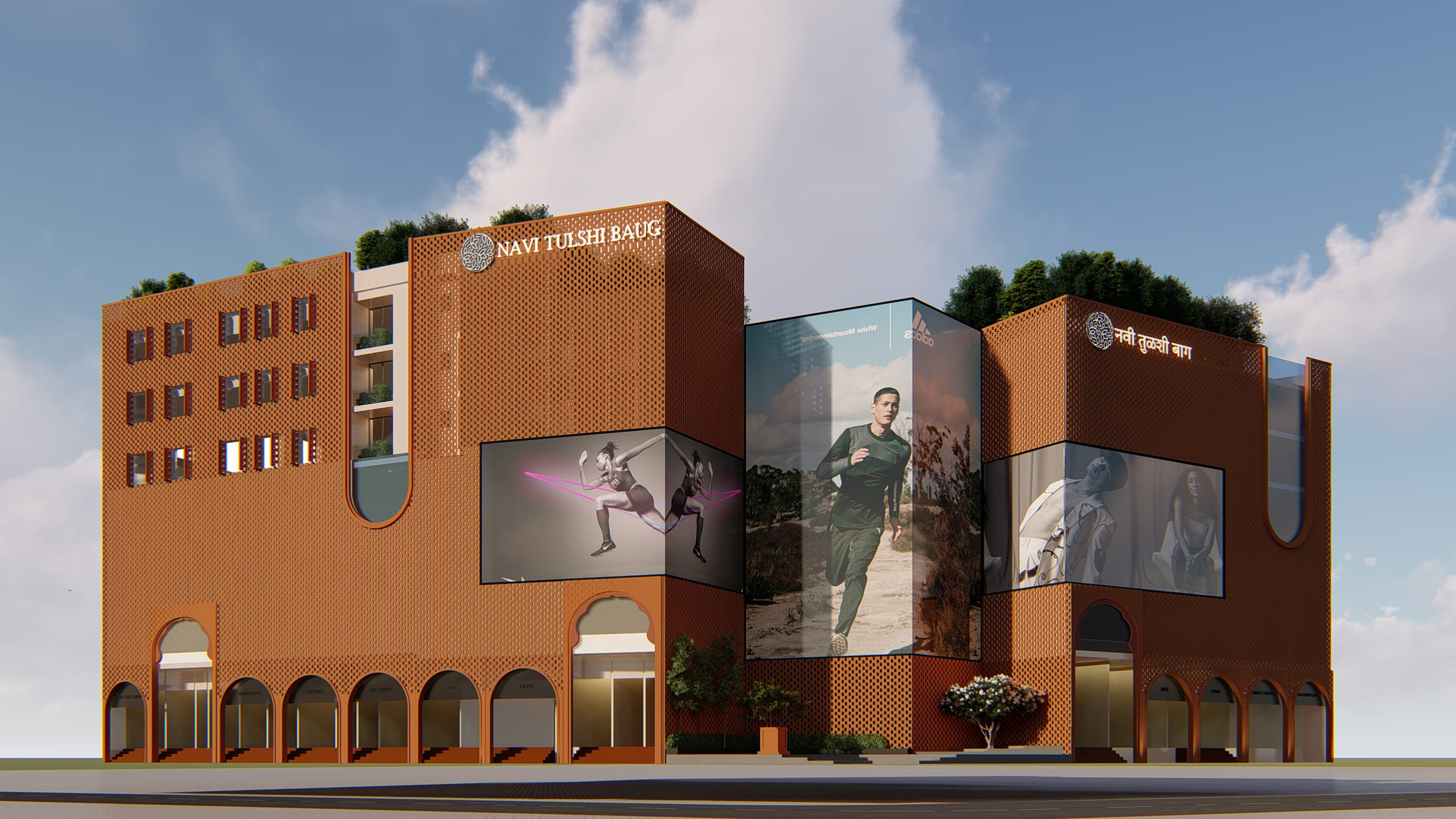 New Tulshi Baug, architecture view 2.