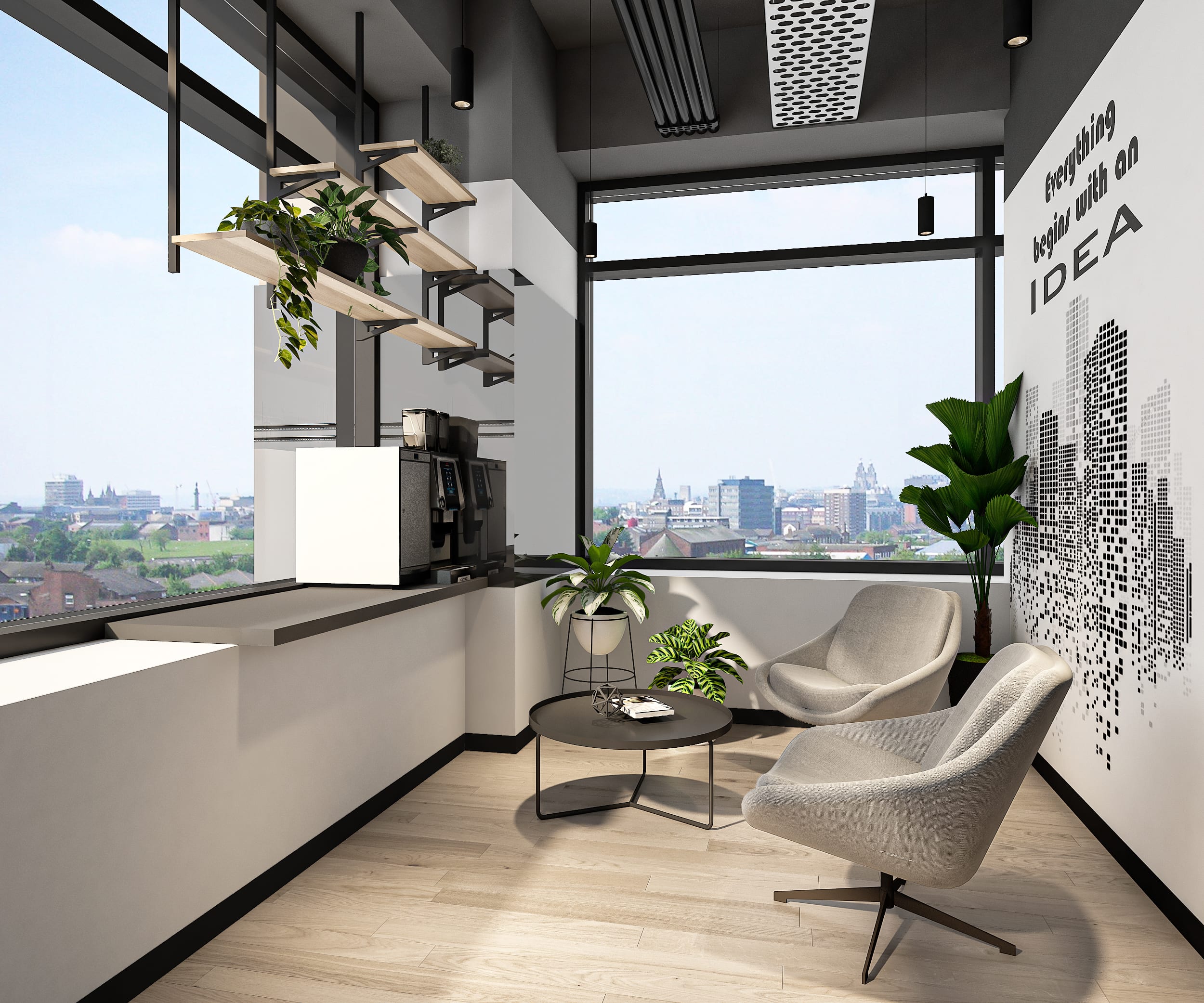 Planetcast Headquarters, commercial interior view 9.