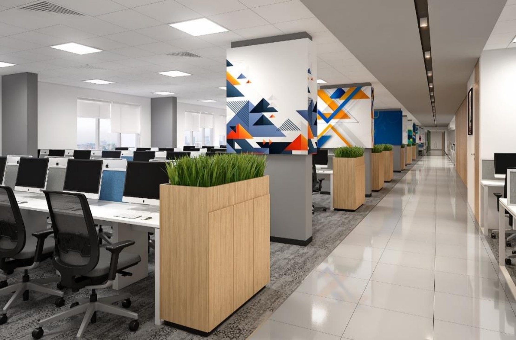 Policybazaar, Malad, commercial interior view 2.