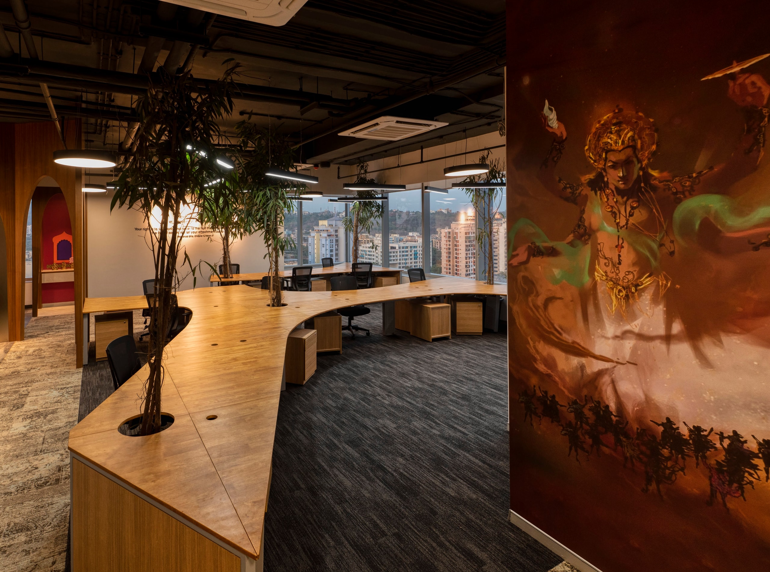Semac Consultants, Mumbai Office, commercial interior view 1.