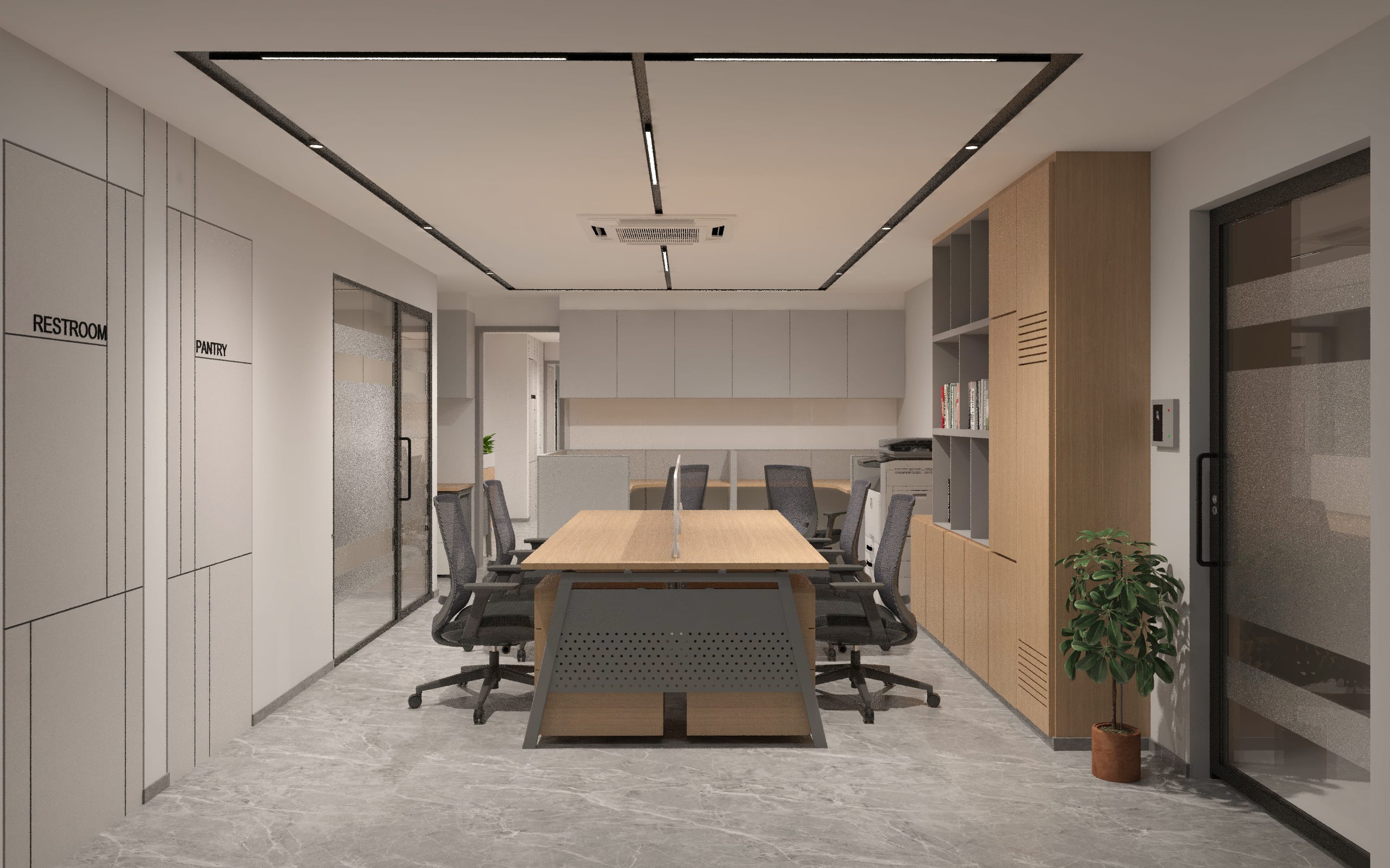 Serum Institute, Nariman Point, commercial interior view 3.