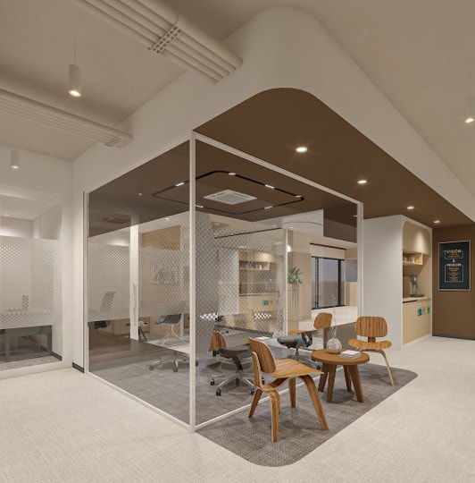 Shriram Wealth, commercial interior view 2.