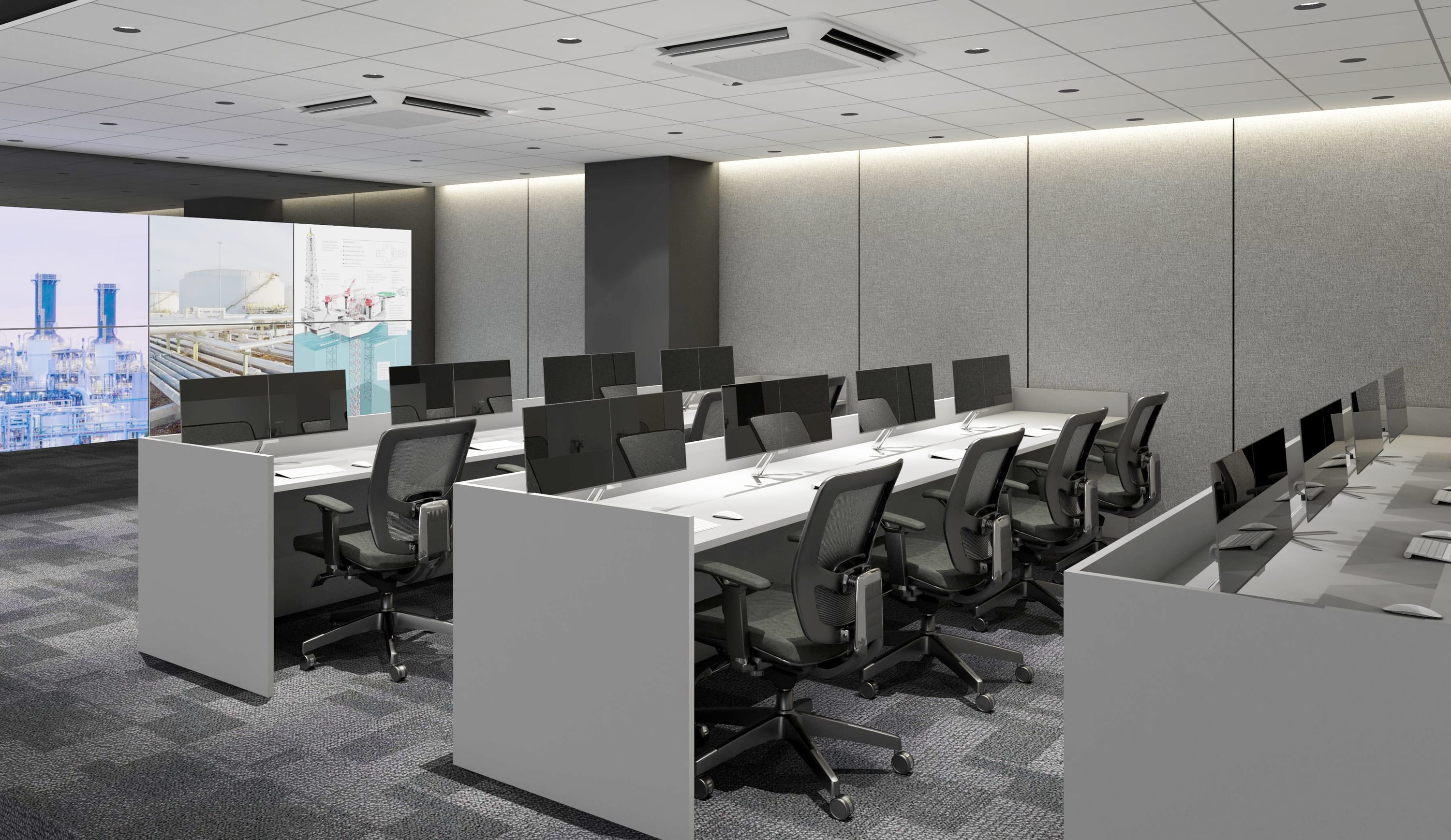 Sun Petrochemicals Headquarters, commercial interior view 5.