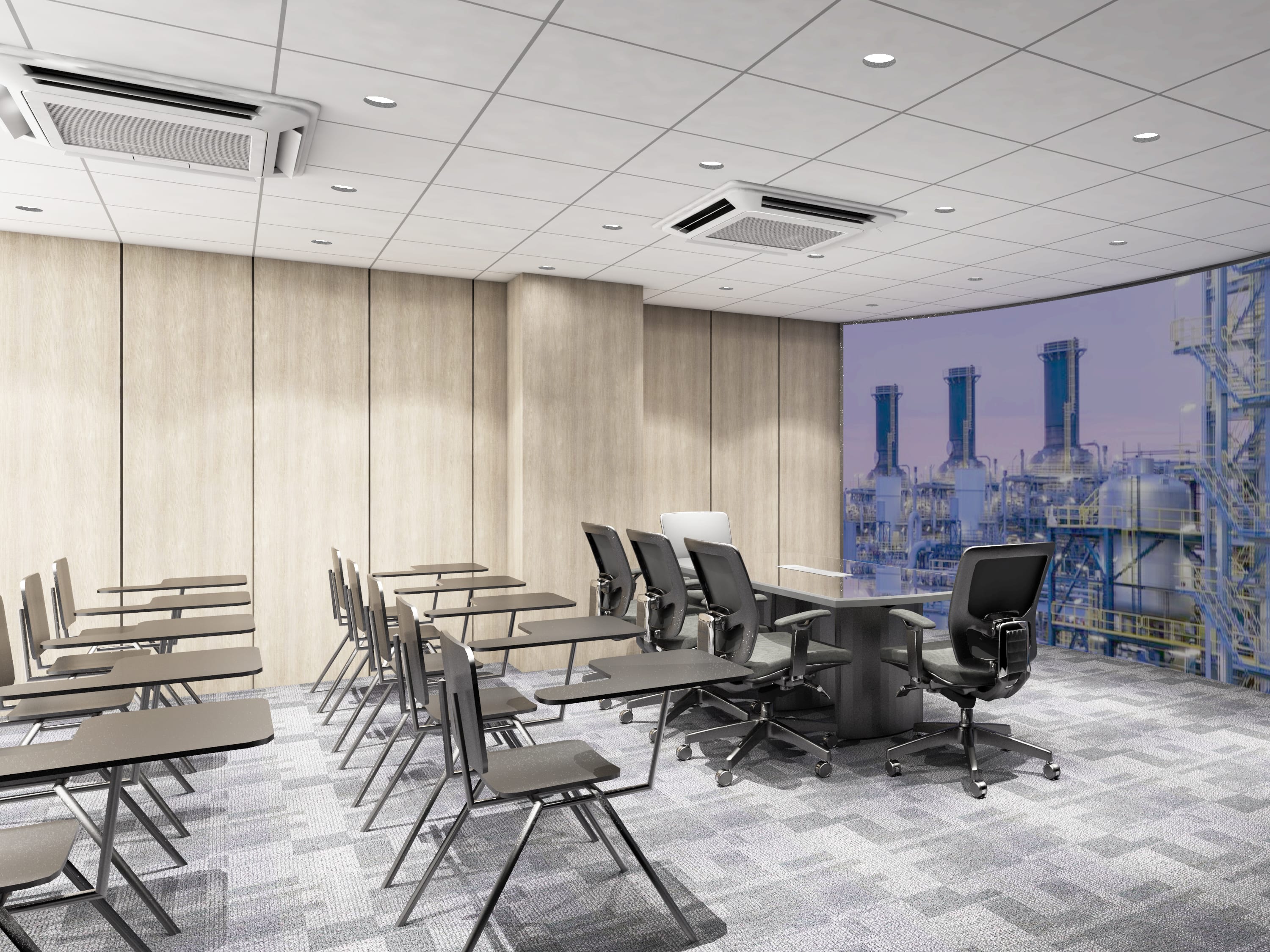 Sun Petrochemicals Headquarters, commercial interior view 7.