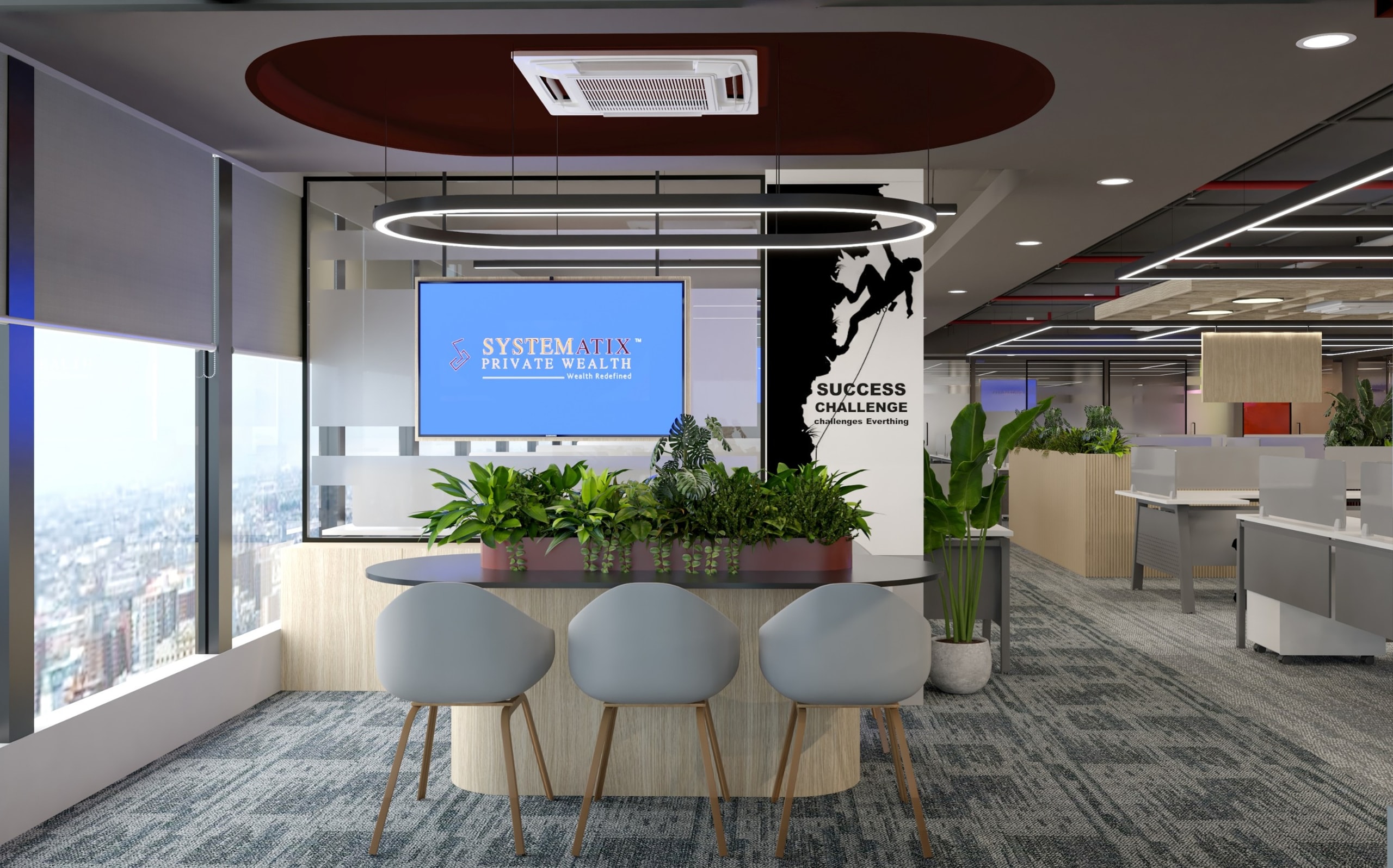 Systematix, BKC, commercial interior view 6.