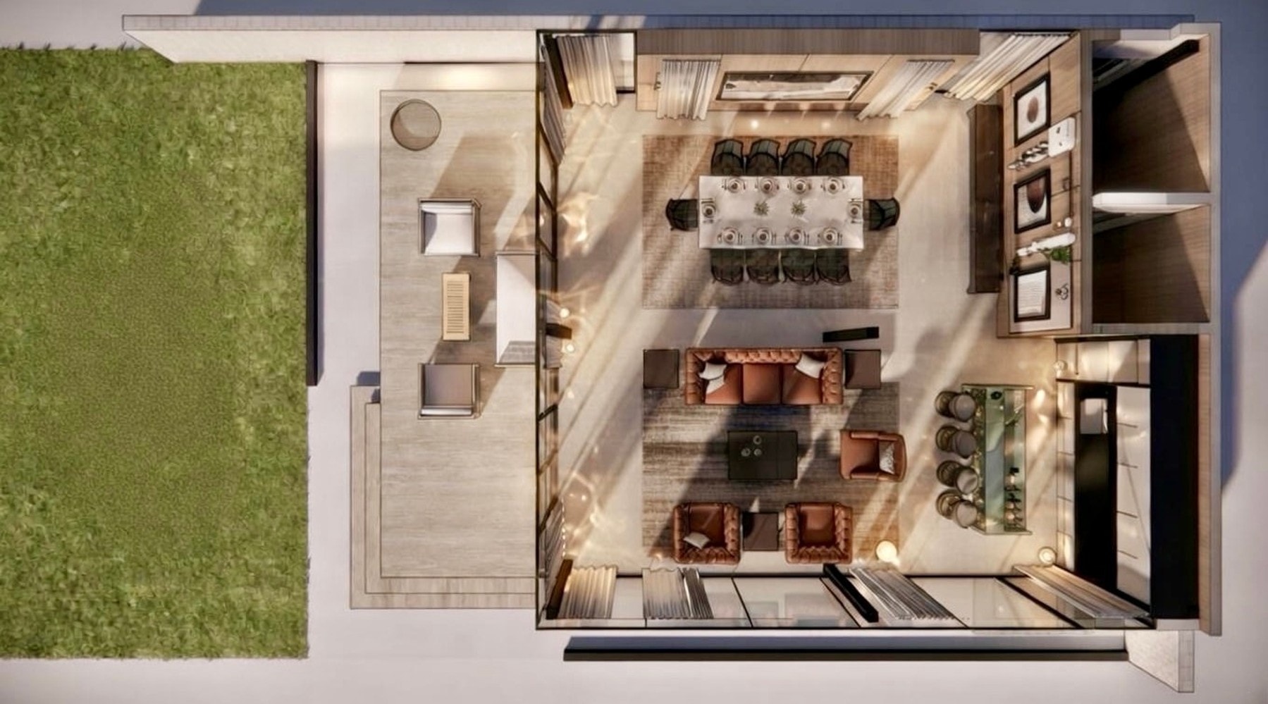 The Banyan Tree Glass House, Delhi, architecture view 1.